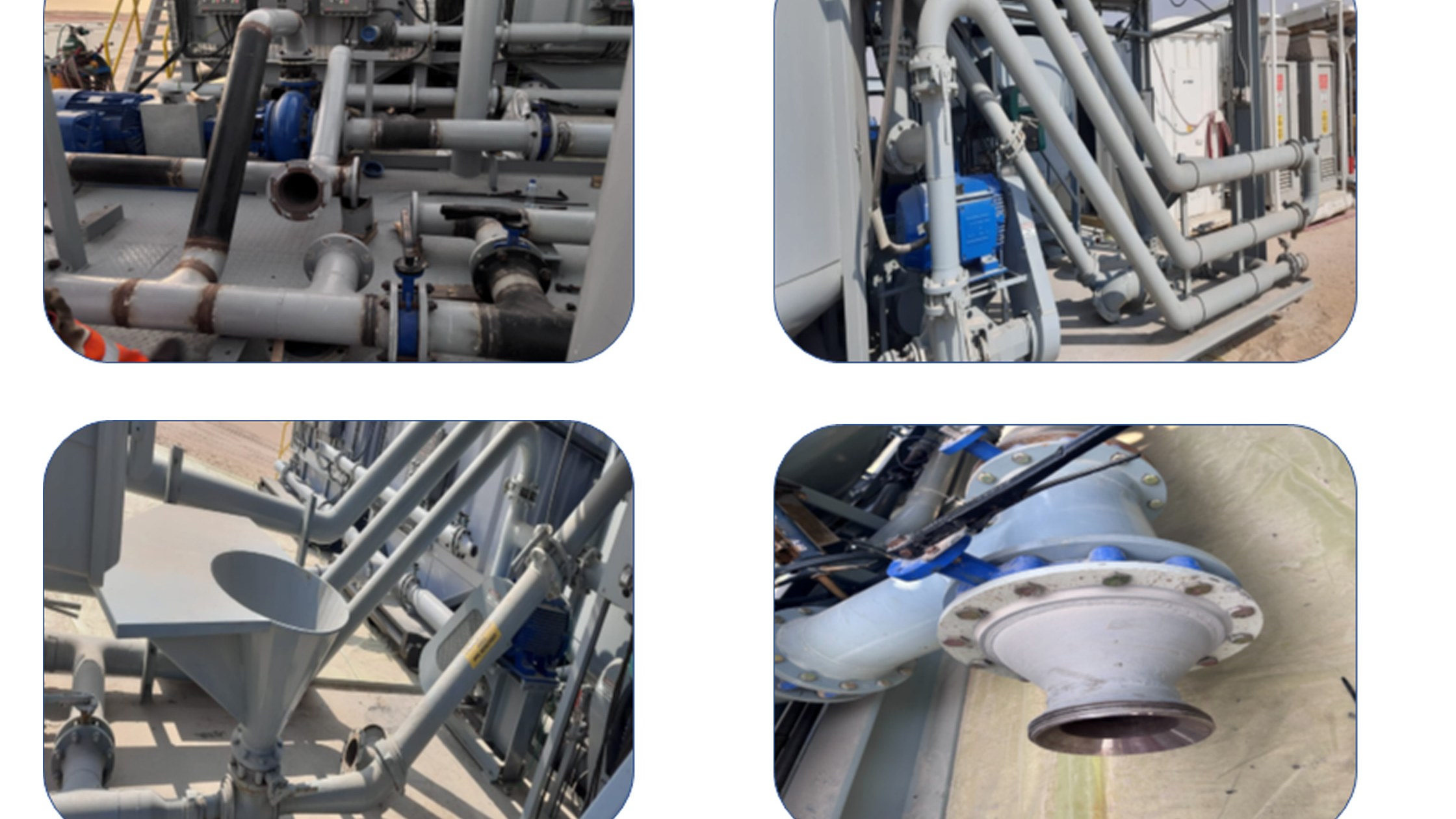 Helmerich and Payne Modification of Pipeline in Mud Tanks
